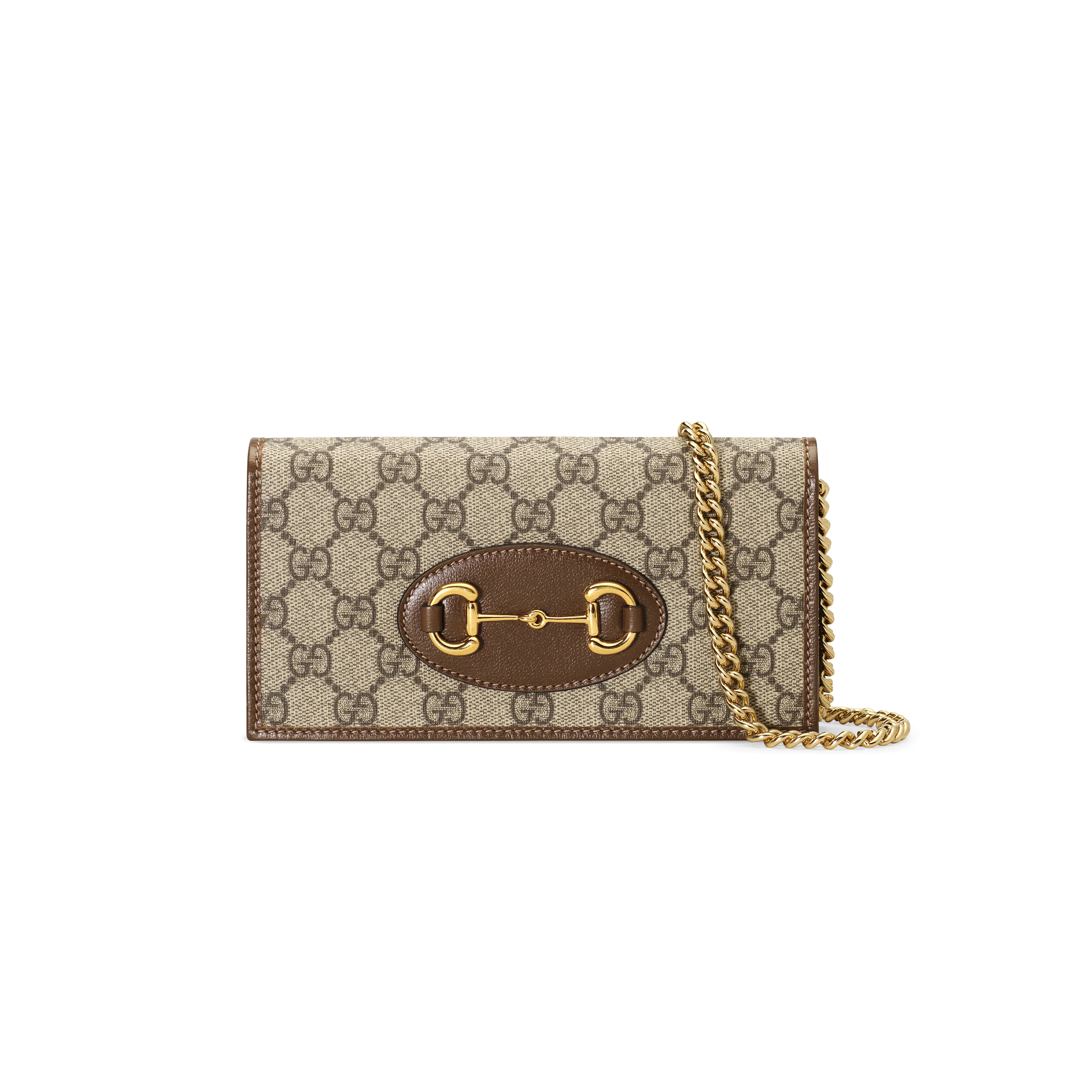 GUCCI HORSEBIT 1955 WALLET WITH CHAIN 621892 (21*19*2.5cm) GUCCI HORSEBIT 1955 WALLET WITH CHAIN 621892 (21*19*2.5cm)